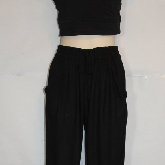 Aritzia Talula black Los Feliz Drawstring joggers with pockets   Large - Picture 4 of 9